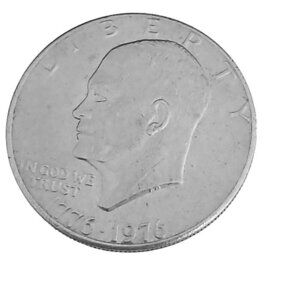 Vintage USA 1776 - 1976 Bicentennial Eisenhower Dollar Type II Uncirculated